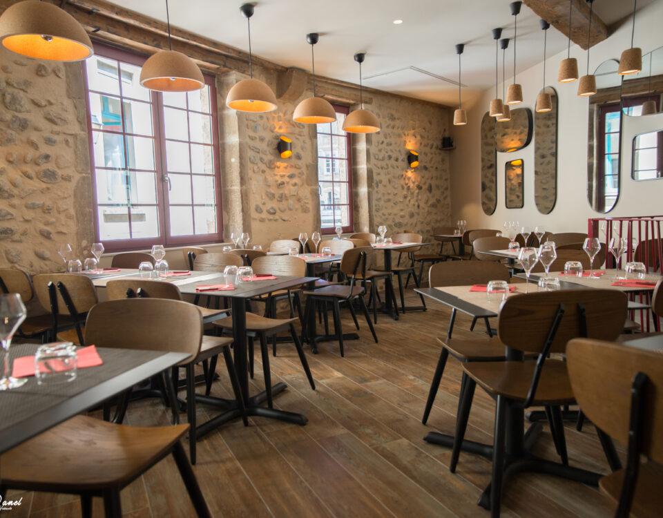 réalisation restaurant la cantine intérieur