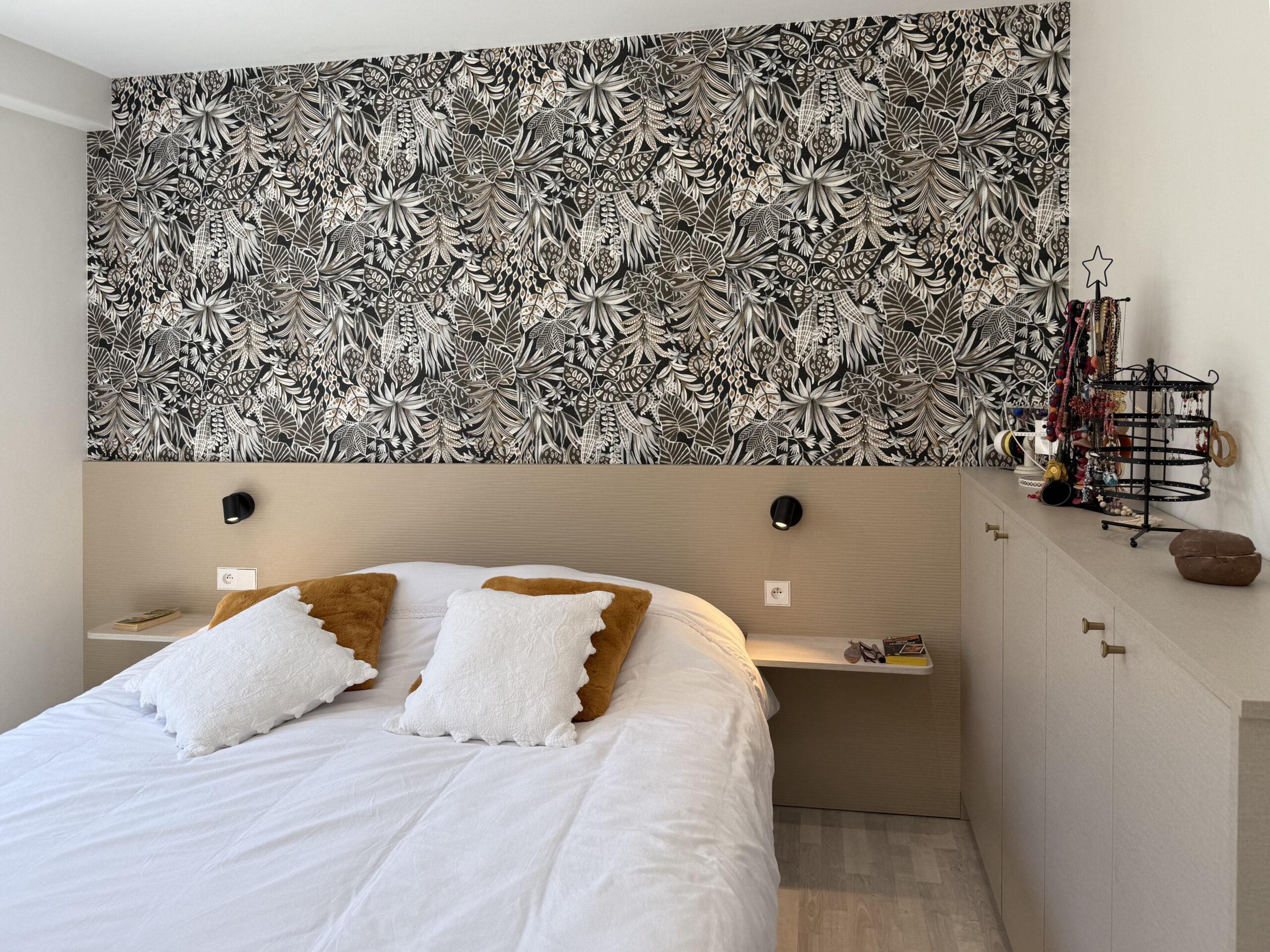 chambre parentale végétal