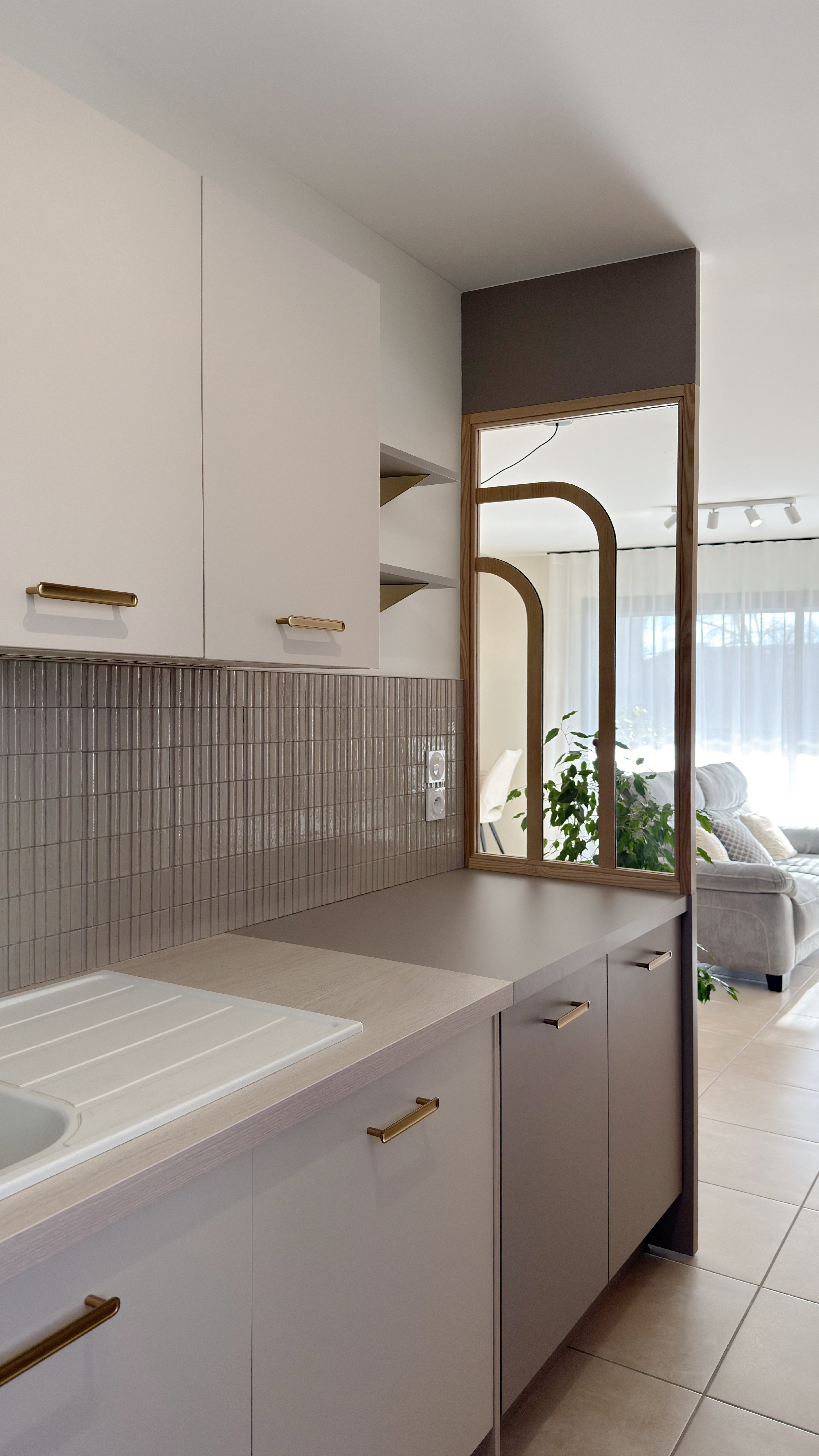 cuisine verriere bois