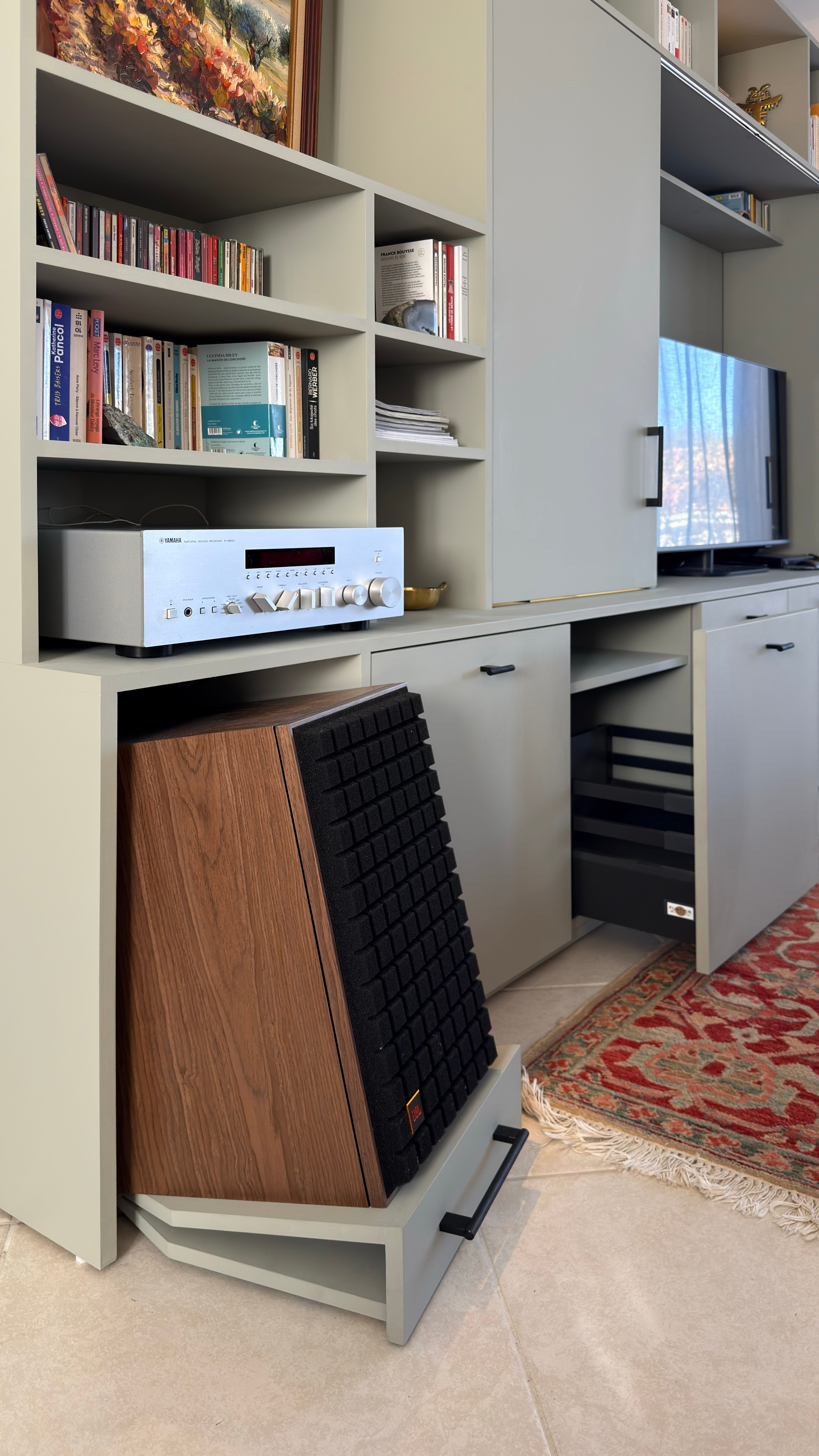 tiroirs bibliothèque