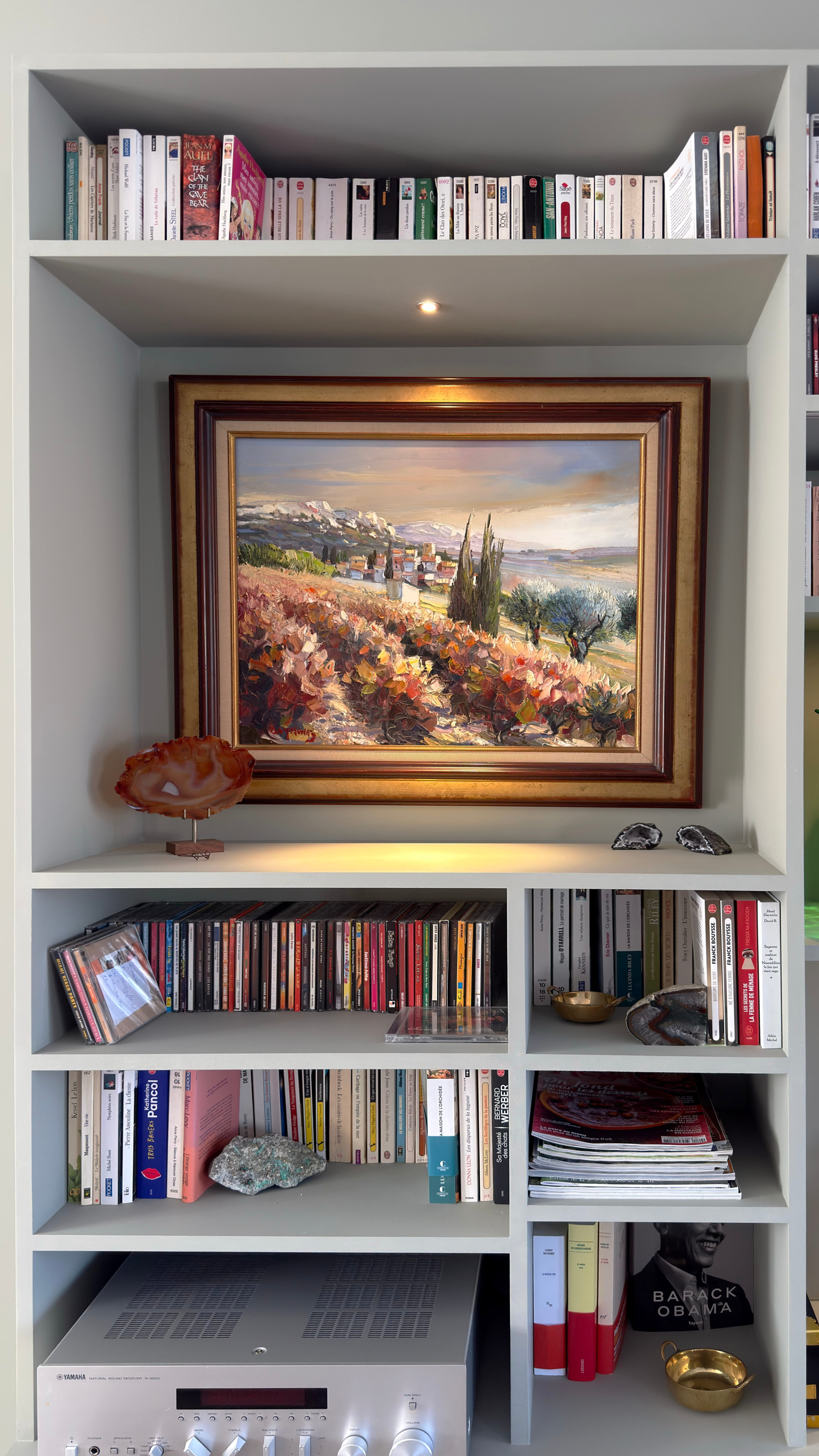 oeuvre d'art bibliothèque