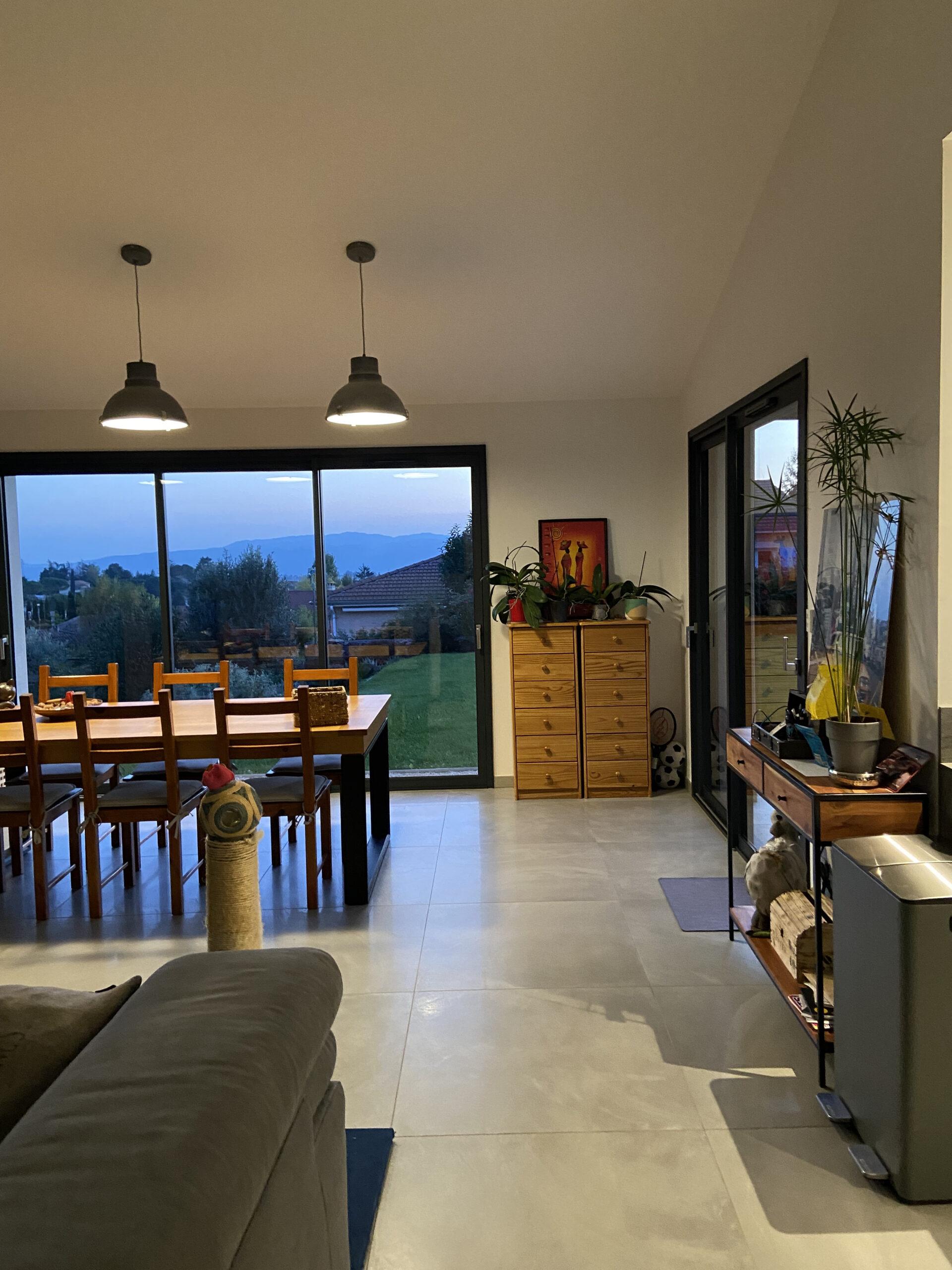 avant travaux salon