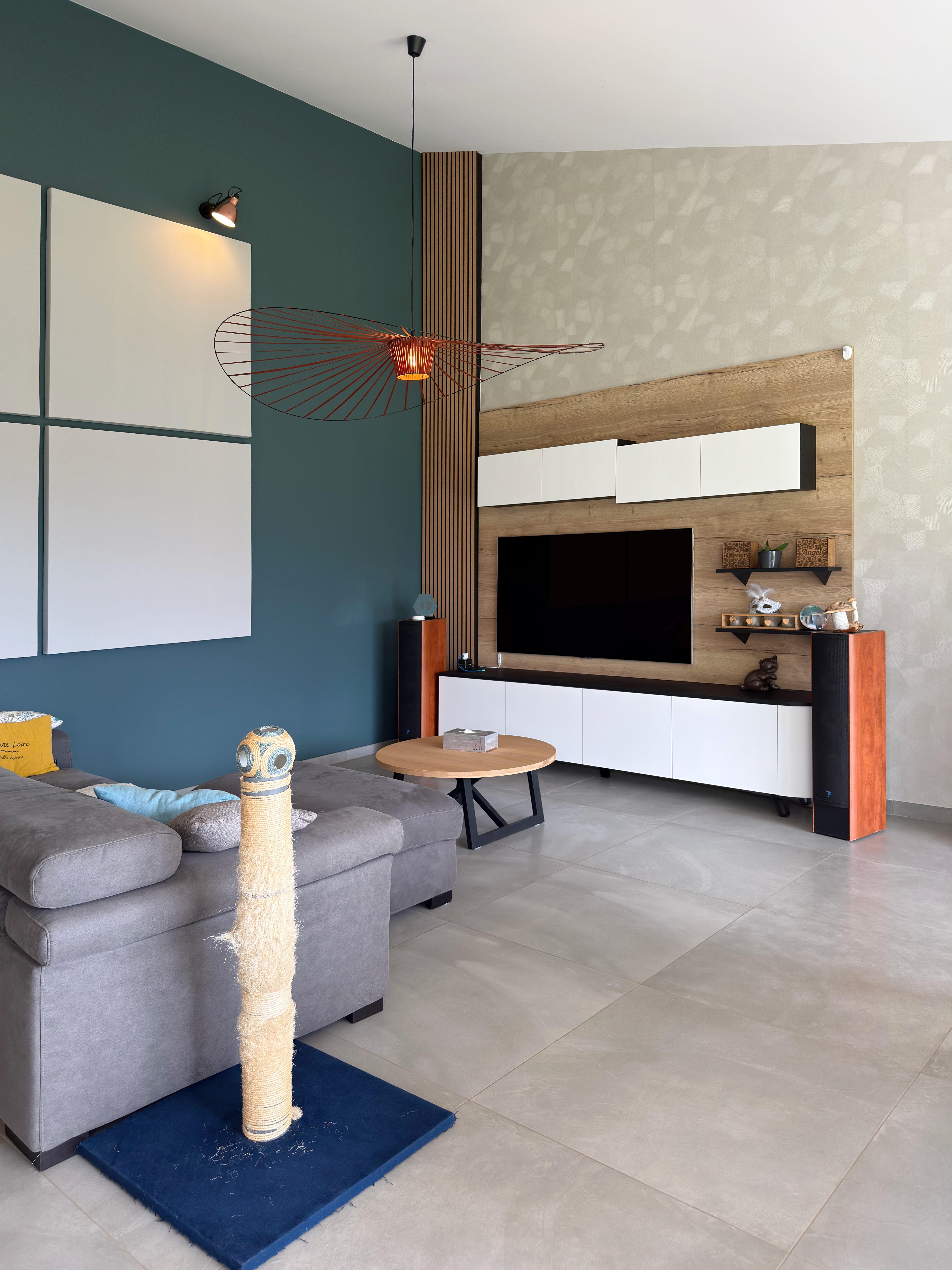 après travaux salon