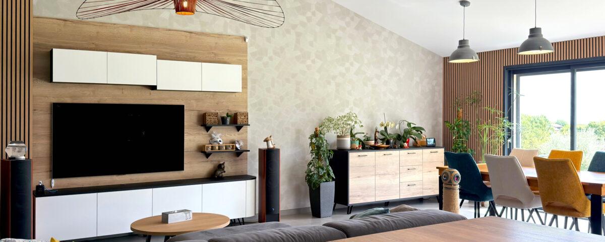 meuble tv sur mesure décoratrice