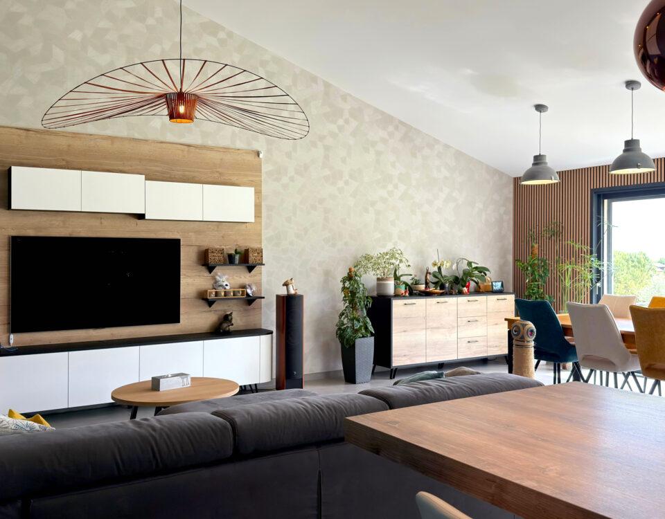 meuble tv sur mesure décoratrice