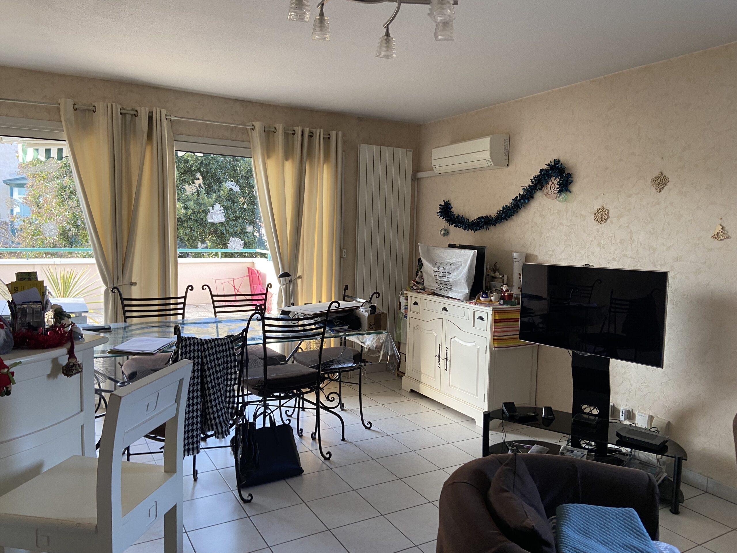 avant travaux salon