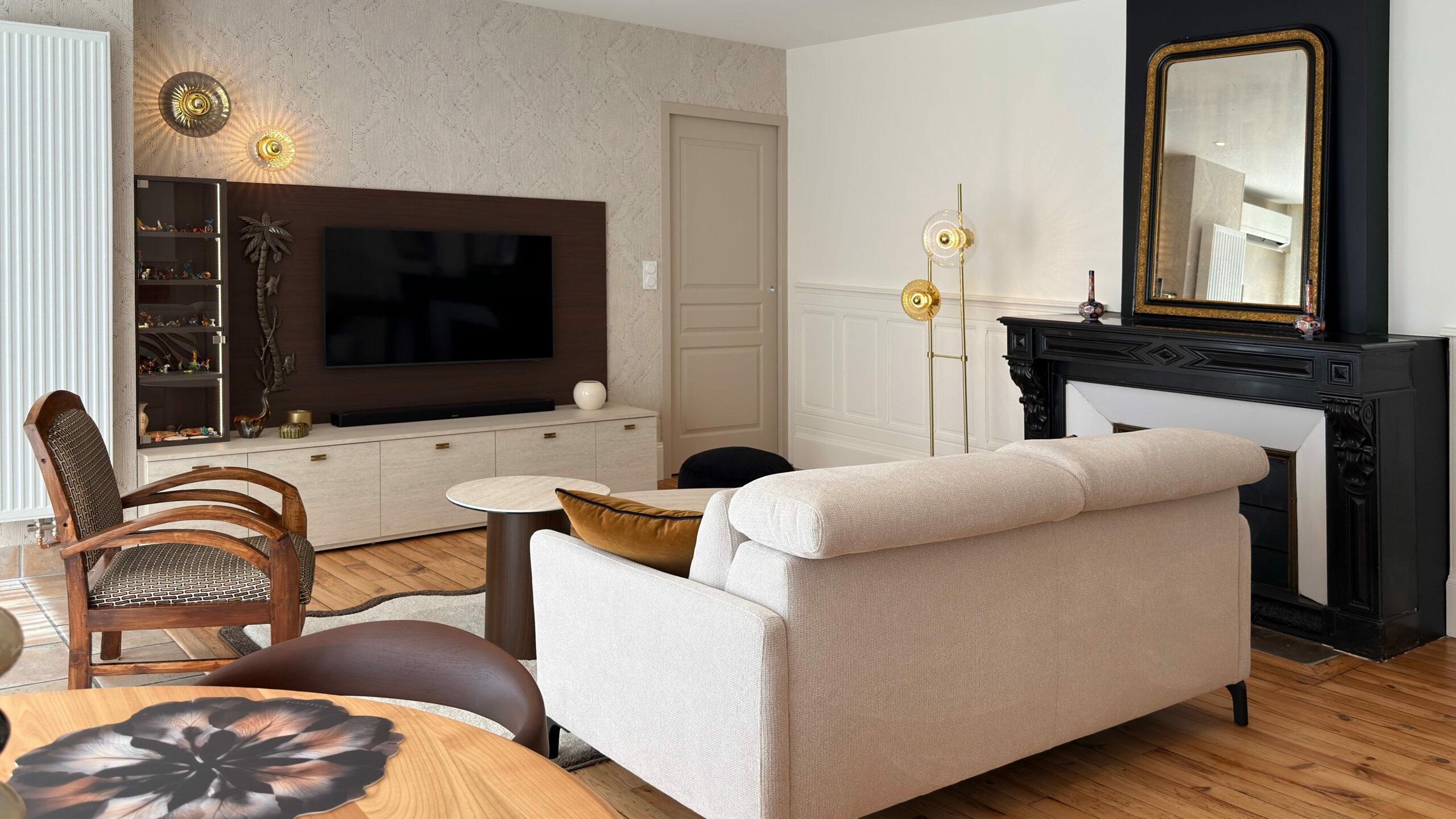 pièce de vie architecte d'intérieur valence